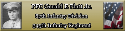 The story of PFC Gerald E Platt Jr.