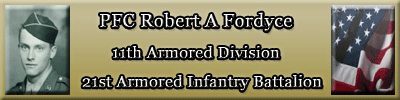 The story of PFC Robert A Fordyce