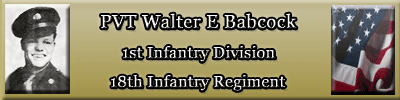 The story of PVT Walter E Babcock