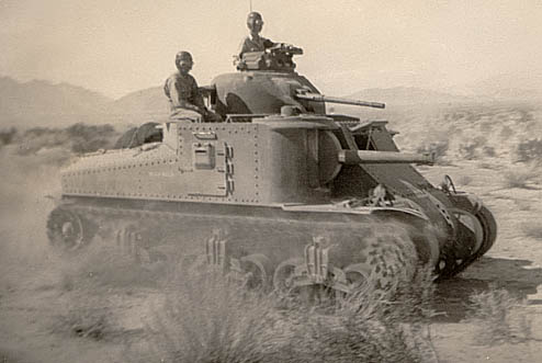 M3 Lee Tank at Mojave Dessert, California - 1942.