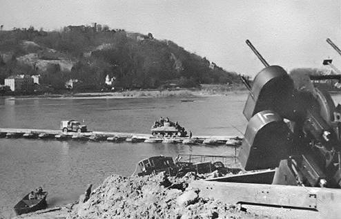 3AD Rhine River crossing, March 1945.